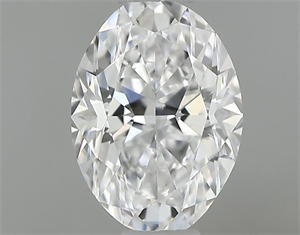 Picture of Natural Diamond 0.41 Carats, Oval with  Cut, D Color, VS1 Clarity and Certified by GIA
