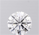 Lab Grown Diamond 1.08 Carats, Round with Ideal Cut, D Color, VVS1 Clarity and Certified by IGI