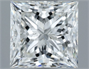Natural Diamond 1.02 Carats, Princess with  Cut, G Color, SI1 Clarity and Certified by GIA