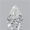 Natural Diamond 1.01 Carats, Pear with  Cut, H Color, SI1 Clarity and Certified by GIA