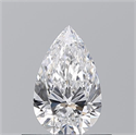 Diamante Natural 0.55 quilates, De pera , Color D, claridad VS2 y certificado GIA