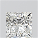 Natural Diamond 1.01 Carats, Princess with  Cut, G Color, VVS2 Clarity and Certified by GIA