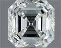 Natural Diamond 1.00 Carats, Asscher with  Cut, I Color, IF Clarity and Certified by IGI