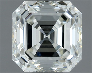 Picture of Natural Diamond 1.00 Carats, Asscher with  Cut, I Color, IF Clarity and Certified by IGI