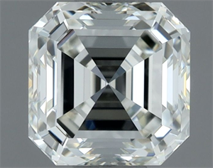 Picture of Natural Diamond 1.00 Carats, Asscher with  Cut, I Color, IF Clarity and Certified by IGI