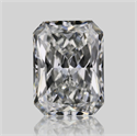 Natural Diamond 0.76 Carats, Radiant with  Cut, G Color, VS2 Clarity and Certified by GIA