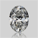 Natural Diamond 0.43 Carats, Oval with  Cut, F Color, VS2 Clarity and Certified by GIA