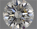 Natural Diamond 0.70 Carats, Round with Excellent Cut, H Color, VS2 Clarity and Certified by GIA