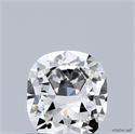 Natural Diamond 0.30 Carats, Cushion with  Cut, I Color, VVS1 Clarity and Certified by GIA