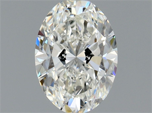 Picture of Natural Diamond 0.52 Carats, Oval with  Cut, G Color, VVS1 Clarity and Certified by GIA