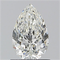 Natural Diamond 0.90 Carats, Pear with  Cut, H Color, VS2 Clarity and Certified by GIA