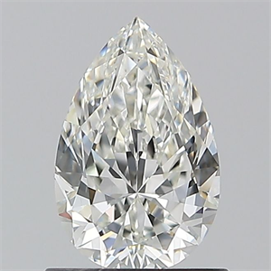 Picture of Natural Diamond 0.90 Carats, Pear with  Cut, H Color, VS2 Clarity and Certified by GIA