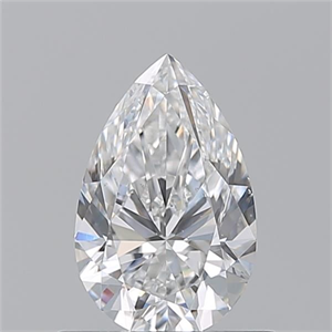 Picture of Natural Diamond 0.71 Carats, Pear with  Cut, D Color, SI1 Clarity and Certified by GIA
