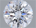 Lab Grown Diamond 1.01 Carats, Round with Ideal Cut, D Color, VVS1 Clarity and Certified by IGI