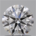 Lab Grown Diamond 1.01 Carats, Round with Ideal Cut, D Color, VVS1 Clarity and Certified by IGI