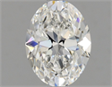Natural Diamond 0.90 Carats, Oval with  Cut, F Color, VS2 Clarity and Certified by GIA