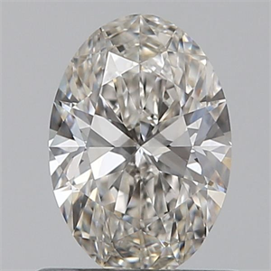 Picture of Natural Diamond 0.62 Carats, Oval with  Cut, I Color, VS1 Clarity and Certified by GIA