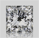Natural Diamond 1.01 Carats, Princess with  Cut, G Color, VVS2 Clarity and Certified by GIA