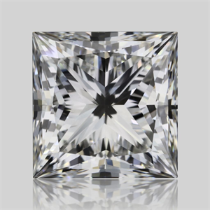 Picture of Natural Diamond 1.01 Carats, Princess with  Cut, G Color, VVS2 Clarity and Certified by GIA