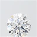 Lab Grown Diamond 1.05 Carats, Round with Ideal Cut, E Color, VS1 Clarity and Certified by IGI