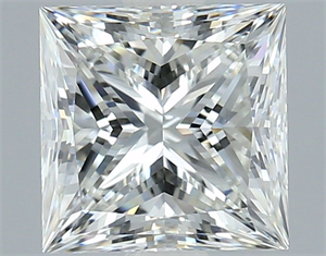 Picture of Natural Diamond 1.80 Carats, Princess with  Cut, I Color, VVS1 Clarity and Certified by GIA
