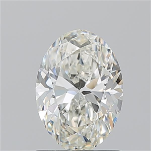 Picture of Natural Diamond 1.21 Carats, Oval with  Cut, I Color, VVS2 Clarity and Certified by GIA