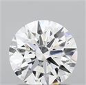 Lab Grown Diamond 1.07 Carats, Round with Ideal Cut, D Color, VVS2 Clarity and Certified by IGI