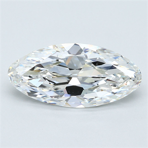 Foto Diamante Natural 3.73 quilates, marqués , Color F, claridad VS1 y certificado GIA de