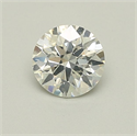 Natural Diamond 0.70 Carats, Round with Excellent Cut, I Color, SI1 Clarity and Certified by GIA