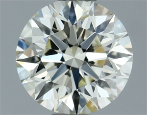 Picture of Natural Diamond 0.56 Carats, Round with Excellent Cut, J Color, VVS1 Clarity and Certified by IGI