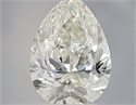 Diamante Natural 0.37 quilates, De pera , Color H, claridad VVS2 y certificado IGI