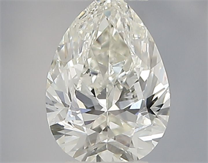 Foto Diamante Natural 0.37 quilates, De pera , Color H, claridad VVS2 y certificado IGI de