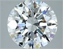 Natural Diamond 2.02 Carats, Round with Excellent Cut, G Color, VS2 Clarity and Certified by GIA