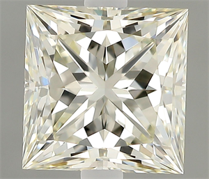 Picture of Natural Diamond 0.70 Carats, Princess with  Cut, L Color, VVS1 Clarity and Certified by GIA