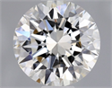 Natural Diamond 0.55 Carats, Round with Excellent Cut, I Color, VS2 Clarity and Certified by GIA