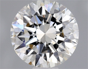 Picture of Natural Diamond 0.55 Carats, Round with Excellent Cut, I Color, VS2 Clarity and Certified by GIA