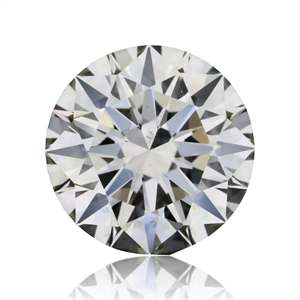 Picture of Natural Diamond 1.01 Carats, Round with Excellent Cut, H Color, SI1 Clarity and Certified by GIA