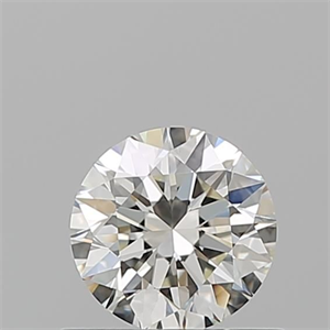 Picture of Natural Diamond 0.61 Carats, Round with Excellent Cut, J Color, VVS2 Clarity and Certified by GIA