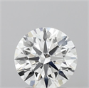 Lab Grown Diamond 1.71 Carats, Round with Ideal Cut, D Color, VVS1 Clarity and Certified by IGI