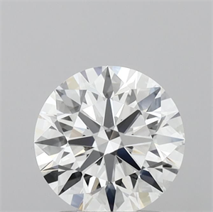 Picture of Lab Grown Diamond 1.71 Carats, Round with Ideal Cut, D Color, VVS1 Clarity and Certified by IGI