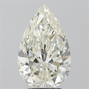 Picture of Natural Diamond 3.70 Carats, Pear with  Cut, I Color, SI1 Clarity and Certified by IGI