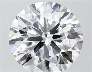 Picture of Lab Grown Diamond 4.02 Carats, Round with Ideal Cut, E Color, VVS2 Clarity and Certified by IGI