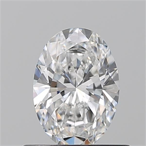 Picture of Natural Diamond 0.52 Carats, Oval with  Cut, E Color, VVS1 Clarity and Certified by GIA