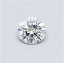 Diamante Natural 0.40 quilates, Redondo , Color F, claridad SI2 y certificado GIA