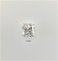 Natural Diamond 0.70 Carats, Princess with  Cut, H Color, VS2 Clarity and Certified by GIA