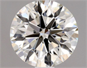 Natural Diamond 0.91 Carats, Round with Excellent Cut, J Color, IF Clarity and Certified by GIA