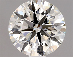 Picture of Natural Diamond 0.91 Carats, Round with Excellent Cut, J Color, IF Clarity and Certified by GIA