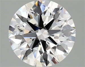 Picture of Lab Grown Diamond 2.55 Carats, Round with Ideal Cut, E Color, VVS2 Clarity and Certified by IGI