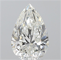 Diamante Natural 2.01 quilates, De pera , Color H, claridad SI2 y certificado GIA