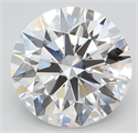Lab Grown Diamond 6.20 Carats, Round with Ideal Cut, G Color, VVS1 Clarity and Certified by IGI